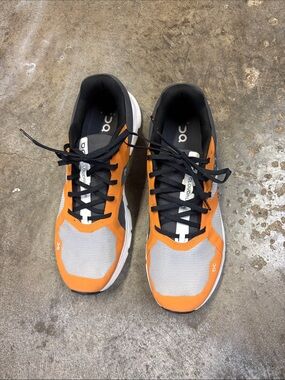On Running Men's Cloud Shoes — Orange & Gray